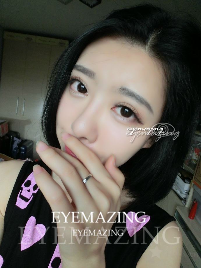 0042Cn2Pzy6Zj4naWRKcc.jpg 官网正品美瞳 硅水凝胶 EYEMAZING Refrear Color(轻松熊)5